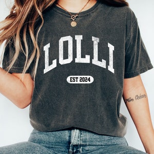 Lolli Shirt, Lolli Est 2024, Grandma Shirt, Lolli Gift, Pregnancy Announcement Shirt, Grandma To Be, Lolli, Grandma Gift, Lolli Gift