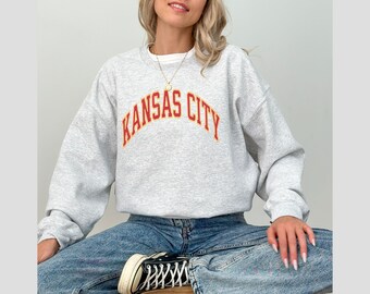Vintage Kansas City Sweatshirt, Kansas City Sweatshirt, Kansas City Shirt, Kansas City Crewneck, Vintage Kansas Sweatshirt, Kansas Crewneck
