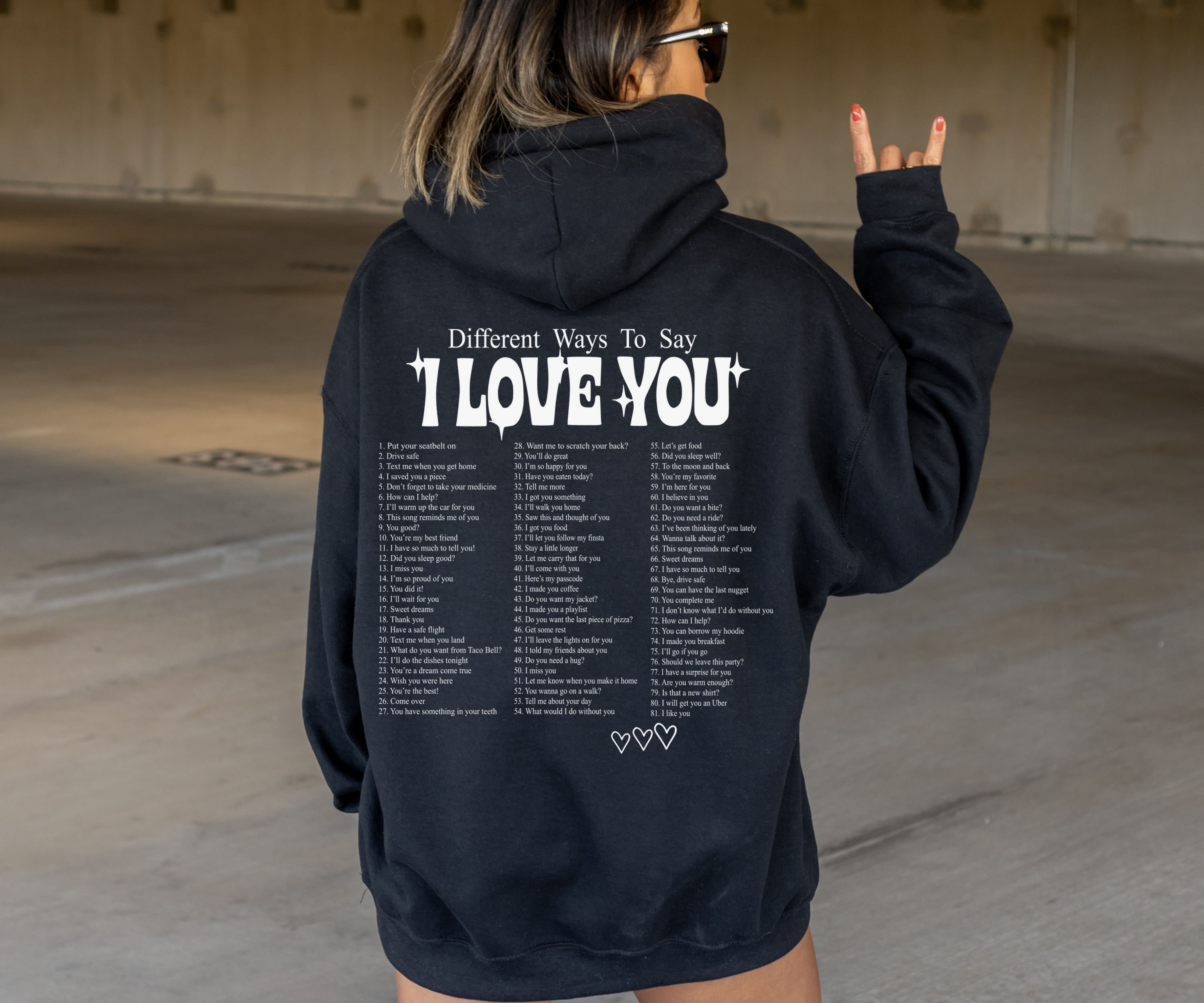 I Love You Hoodie Cute Sweatshirt Trendy Sweatshirt Aesthetic Sweatshirt Aesthetic Hoodie Trendy Hoodie Gift for Girlfriend Etsy UK
