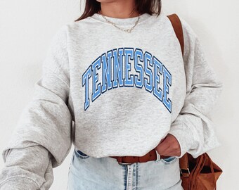 Tennessee Sweatshirt, Tennessee Shirt, Tennessee Crewneck, Tennessee  Shirt, Tennessee  Sweatshirt, Tennessee