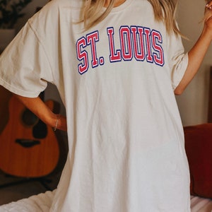 Comfort Colors, St. Louis Baseball Shirt, St. Louis Shirt, St. Louis ...
