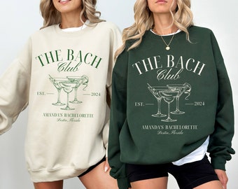 Benutzerdefinierte Bachelorette Sweatshirt, Bachelorette Sweatshirts, Bach Club, Social Club Sweatshirt, Luxus Bachelorette, Benutzerdefinierte Bachelorette