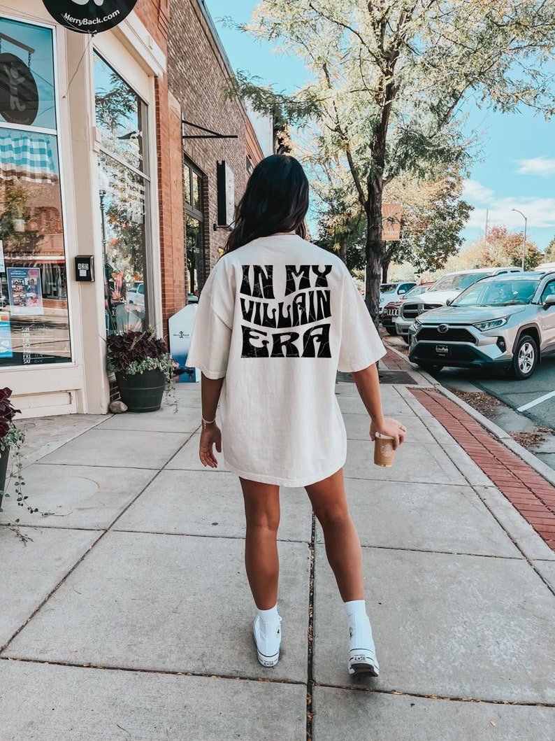 Villain Era Shirt, In My Villain Era Shirt, Villain Era, Villain Era Tshirt, Villain Shirt, Villain Tshirt, Gift for Her, Villain, Trendy Ivory