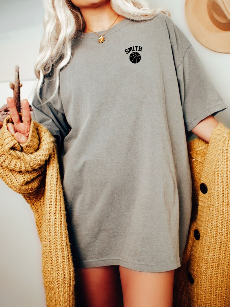 Custom Basketball Shirt Comfort Colors® Basketball Shirt - Etsy