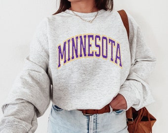 Minnesota Crewneck, Minnesota Sweatshirt, Vintage Minnesota Sweatshirt, Retro Minnesota Sweatshirt, Minnesota Shirt, Minnesota