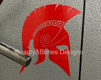 スパルタン ヘッド デカール | ステッカー | ビニール | 戦士 | パーソナライズ