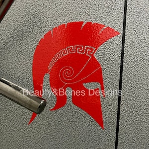 Spartan Head Decal | Stickers | Vinyl | Warrior | Personalized
