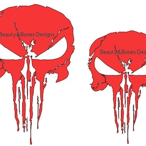 Punishr Decal LARGE | Cars | Safes | Permanent