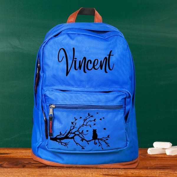 Personalized Name Fonts | Custom | School | Cars | Permanent Vinyl OR Iron On | Lunch box | Backpack | Christmas Stocking