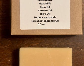 Cranberry Goat Milk Soap
