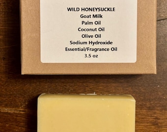 Wild Honeysuckle Goat Milk Soap