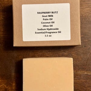Raspberry Blitz Goat Milk Soap