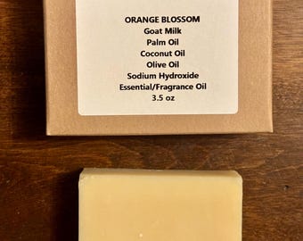 Orange Blossom Goat Milk Soap