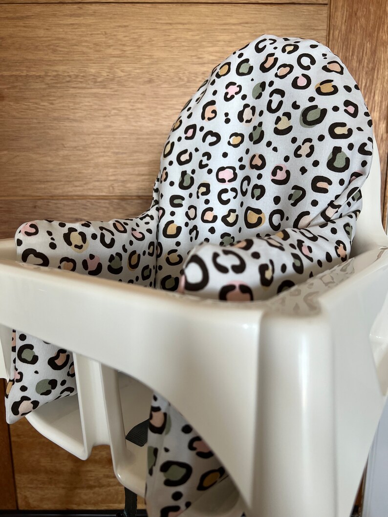 Pastel Cheetah IKEA Antilop Highchair Cover IKEA Highchair Cushion