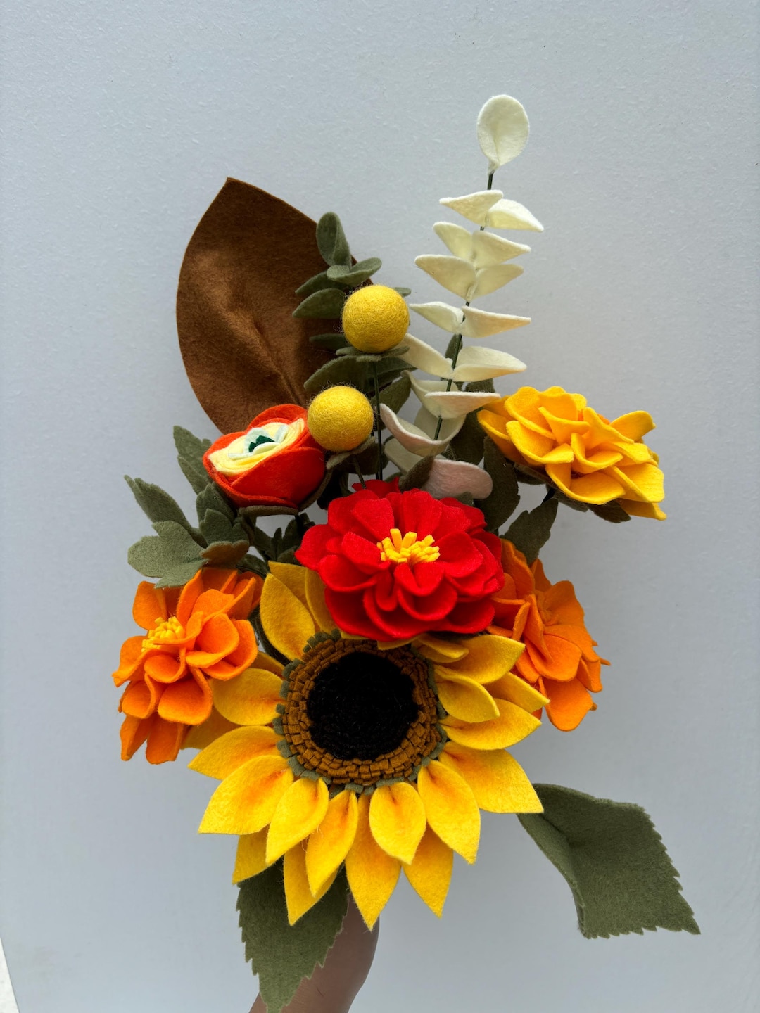 Felt Flowers | Custom Bouquet | Build Your Own | Individually Handmade ...