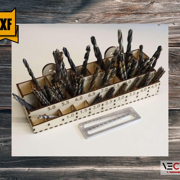 Drill Bit Organizer Etsy
