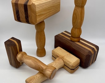 Mjölnir Woodworking Mallet, Made to Order, Thor Hammer, Wooden Mallet