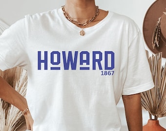 Howard 1867 Shirt, Howard University Apparel, Howard Bison T-Shirt, Black College Shirt, HBCU Tee, HU Graduation Gift, Howard Alumni Merch