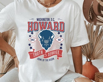 Howard University T-Shirt, College Shirt, Black College TShirt, HBCU Grad, Howard Bison Apparel, HU Graduation Gift, Howard 1867 Alumni Tee