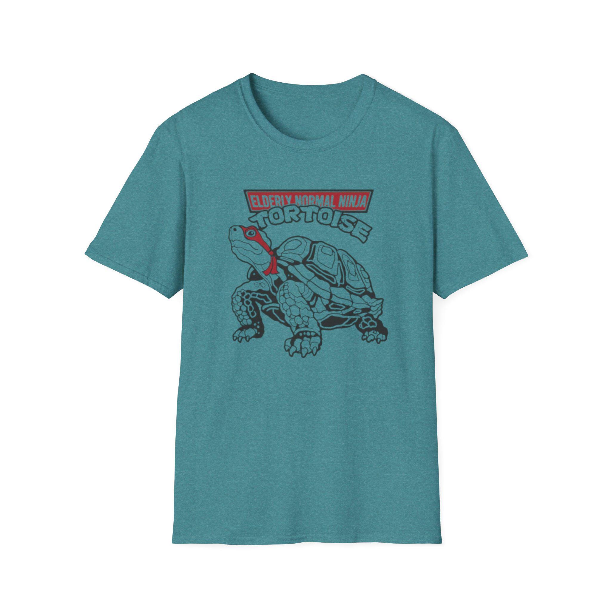 Elderly Normal Ninja Tortoise T-shirt | Funny Parody Animal Tee