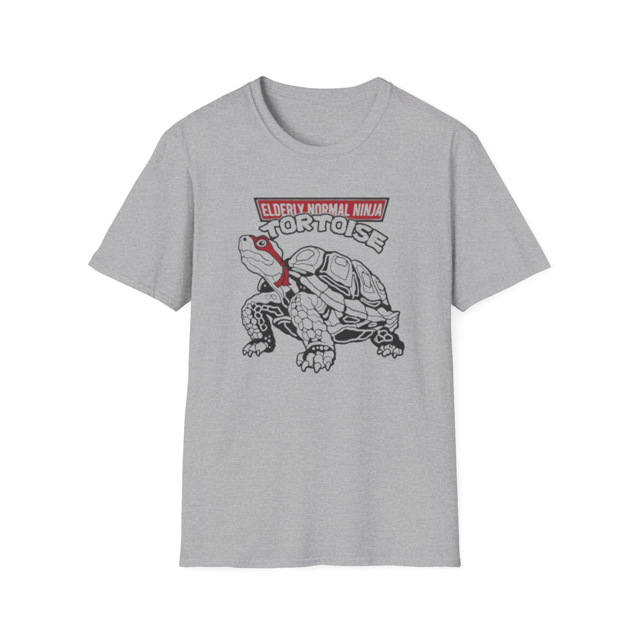 Elderly Normal Ninja Tortoise T-shirt | Funny Parody Animal Tee