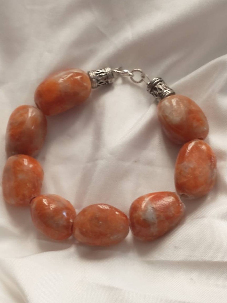 Sunstone Chunky Beaded Bracelet image 6