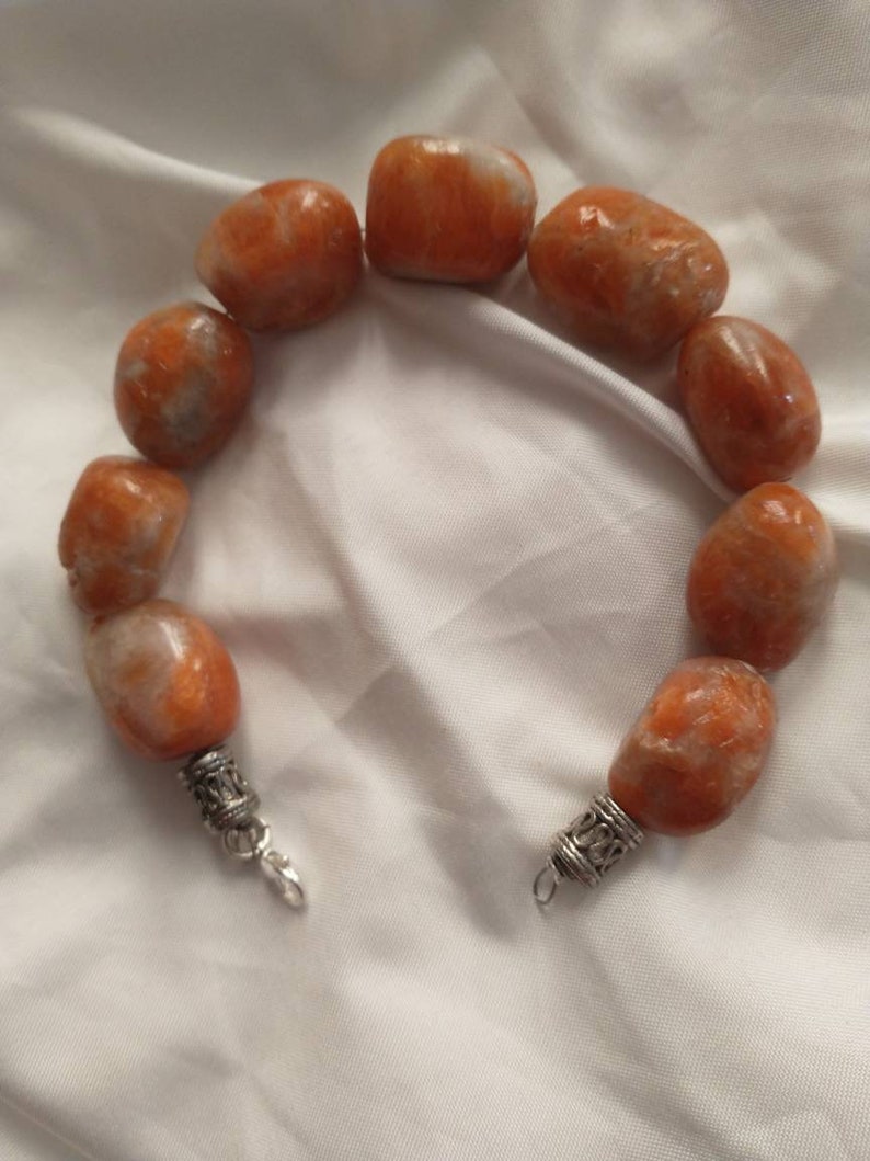 Sunstone Chunky Beaded Bracelet image 8