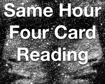 In-Depth Four Card Tarot Reading Same Hour