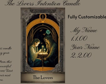 The Lovers Intention Candle