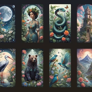 Descargar e imprimir - La Lenormand Botanica - Baraja Lenormand de diseño original