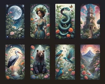 App Compatible Download - La Lenormand Botanica - Original Designed Lenormand Deck