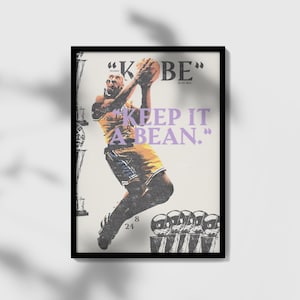 Kobe NBA All Star, Printable Wall Art.