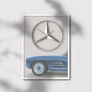 Vintage Mercedes - Timeless Merc, druckbare Kunst