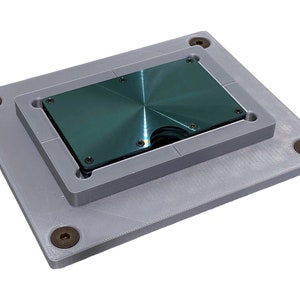 Aluminum Wallet Laser Fixture (Printed)