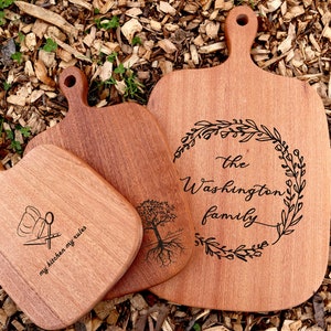 Cutting Board Personalized - Custom Cutting Board - Chopping Board - Large Cutting Board - Engraved Cutting Board - Kitchen Board - For Her