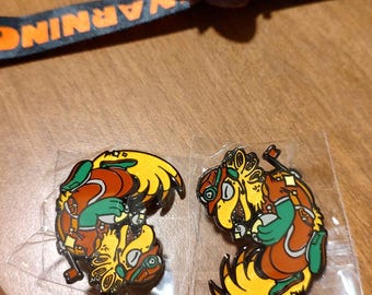 Goldie Salmon Run Pin