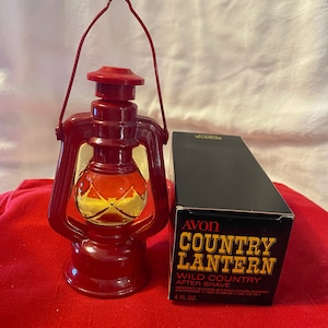 Avon Country Lantern with Wild Country After Shave
