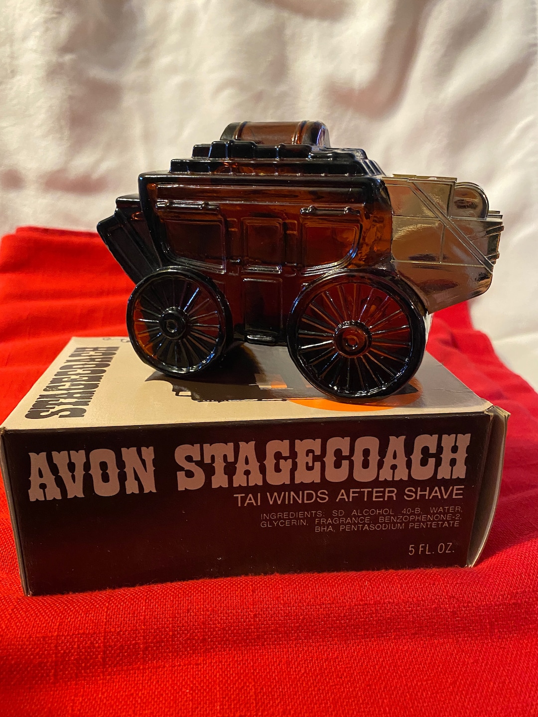 Vintage Perfume Avon Tai Winds Aftershave Bottle Avon Stagecoach