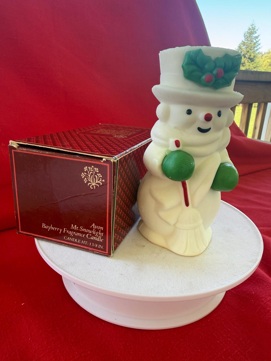 Avon Rising Snowman Vintage Avon Mr. Snowlight Snowman Candle – Bayberry Fragrance ...