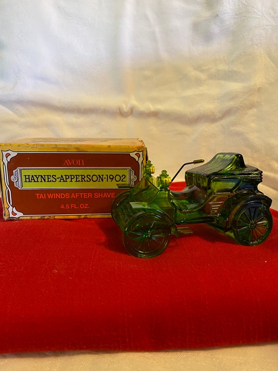 Avon Haynes Apperson 1902 Decanter for Men Filled With Tai Winds