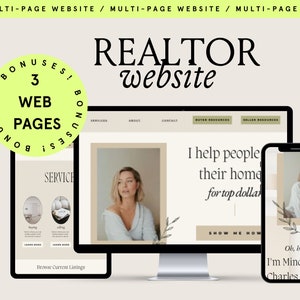 Realtor Website | Real Estate Agent Website | Canva Website for Realtors | Real Estate Marketing | Luxury Real Estate Agent Active