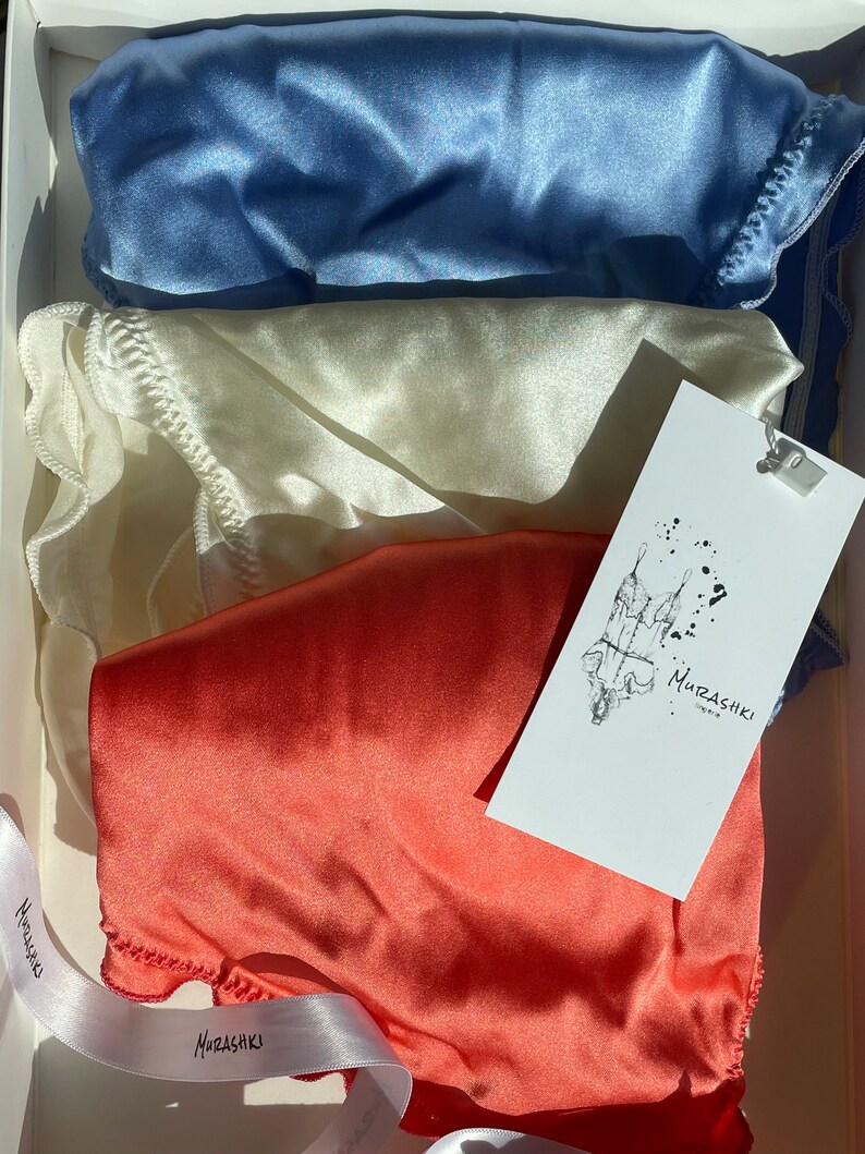 Luxury Gift Set of 3 Pure Silk Panties. Etsy