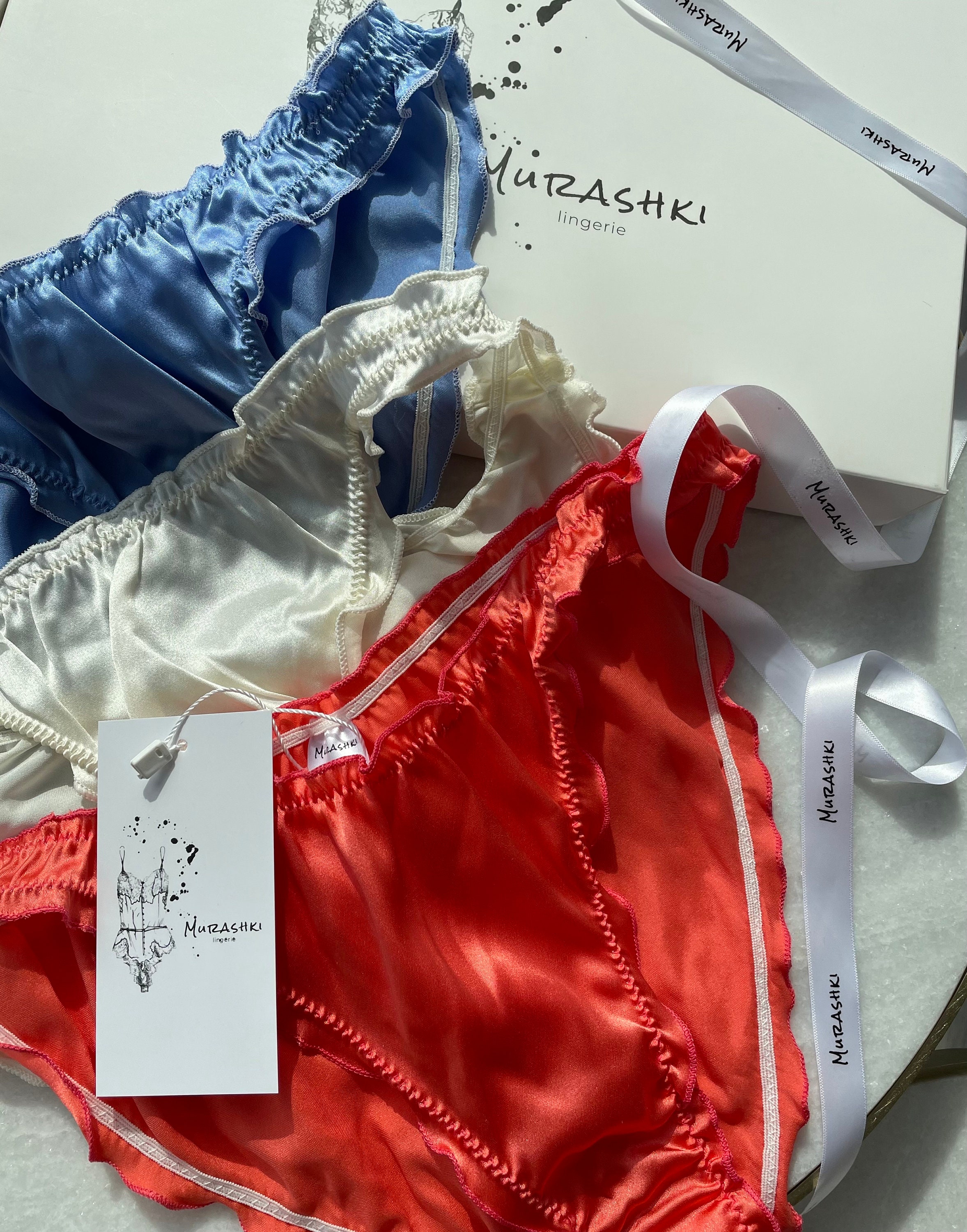 Luxury Gift Set of 3 Pure Silk Panties. Etsy