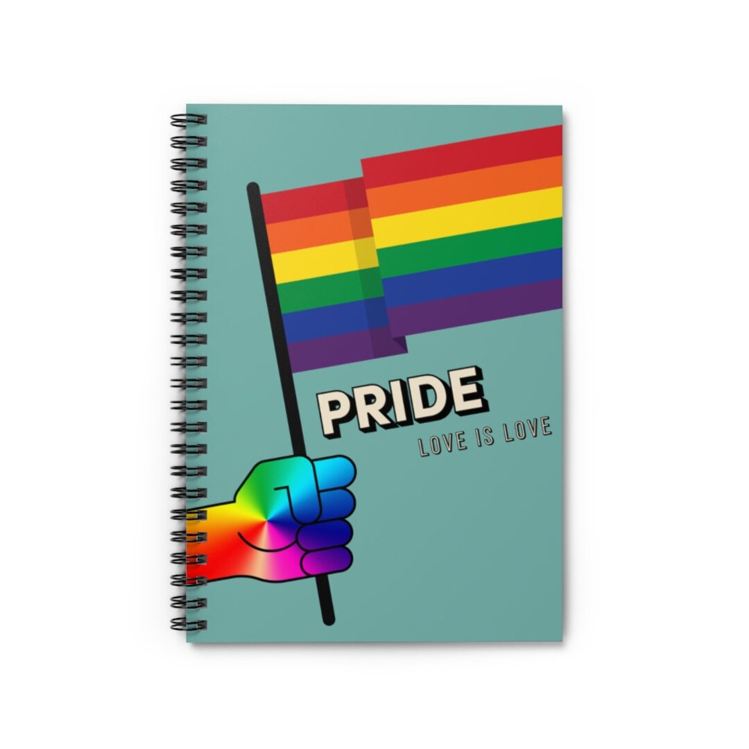 LGBTQ Subtle Bi Pride Journal Pride Notebook Love is Love - Etsy