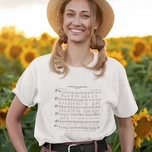 Great is Thy Faithfulness Shirt, Hymn Shirt, Christian Shirt, Christian Gift, Music Teacher Gift, Gift for Mom, Church shirt, Jesus Shirt