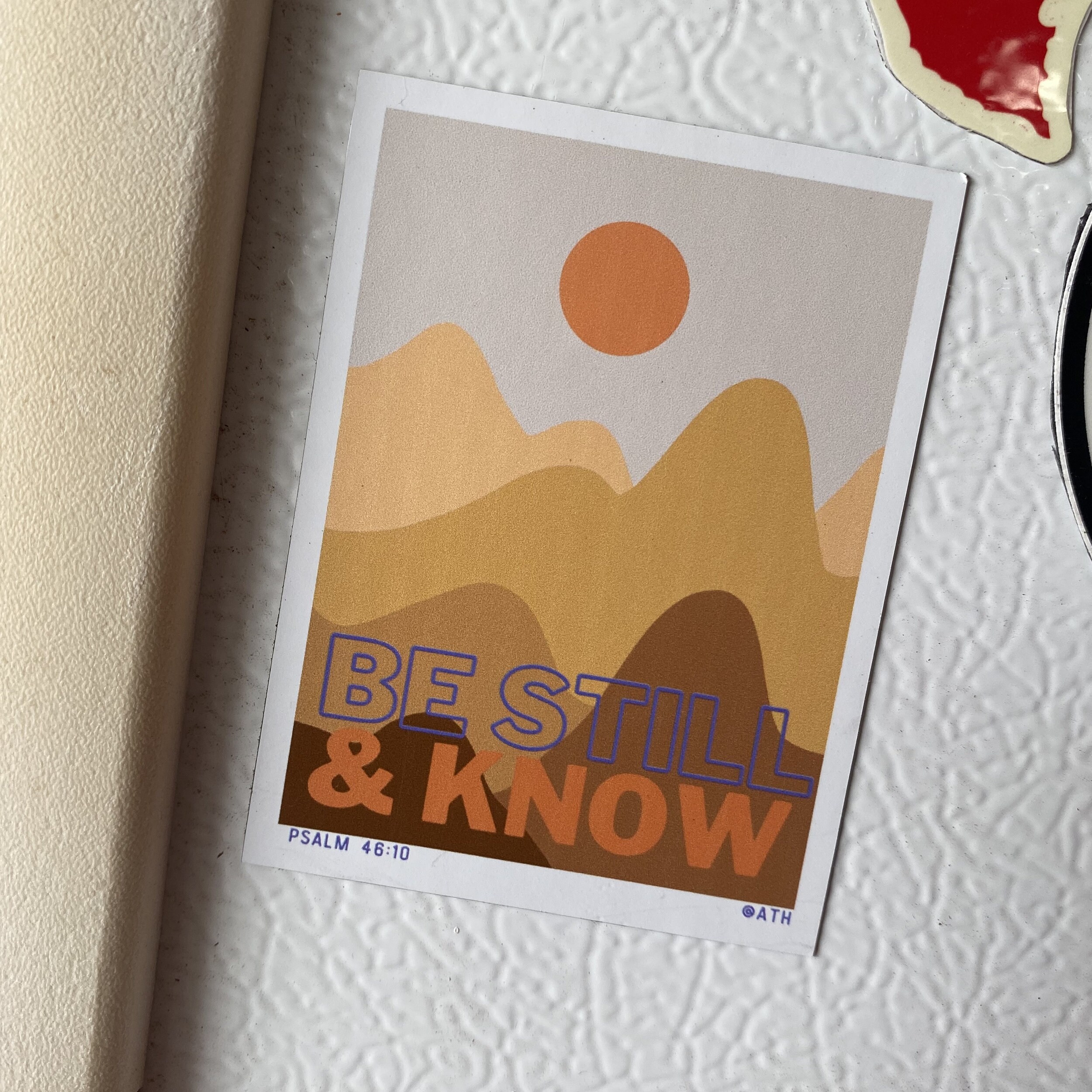 Be Still and Know Sticker Be Still and Know Magnetbe Still - Etsy