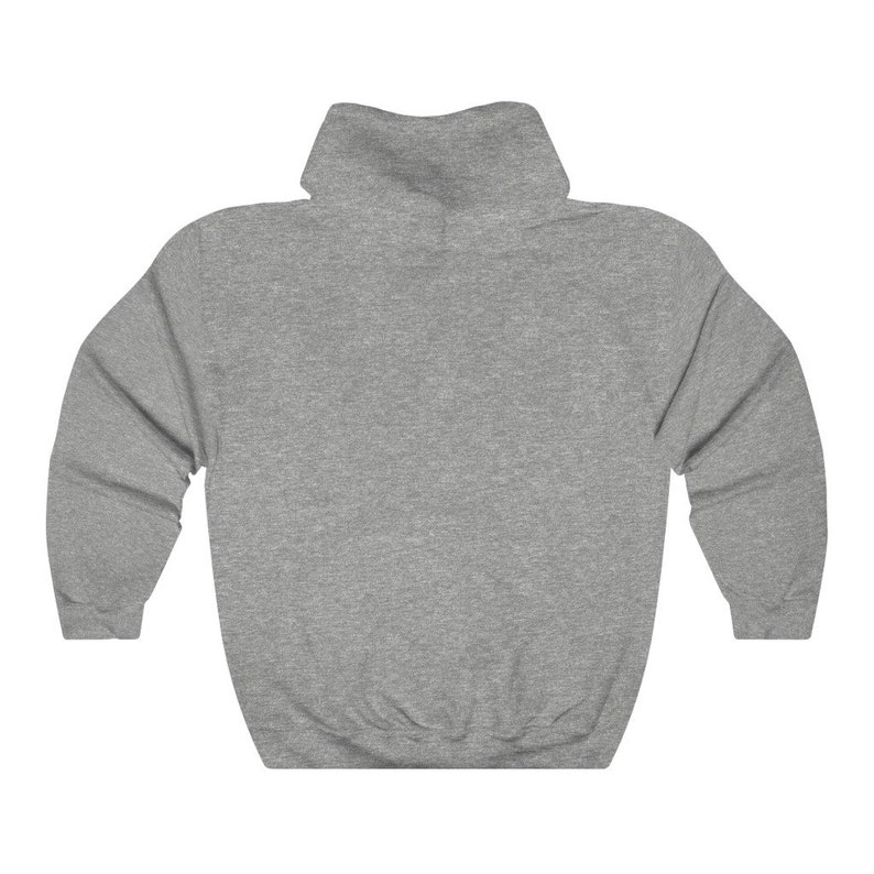 May include: A gray hooded sweatshirt with a mock neck.