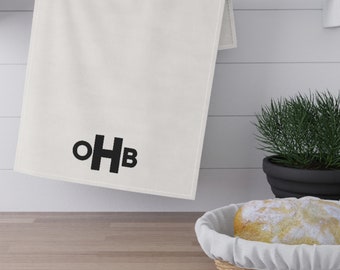 Custom Kitchen Towel, Custom Tea Towel, Monogram Tea Towel, Monogram Kitchen Towel, Wedding Gift, Bridal Shower Gift, Custom Gift