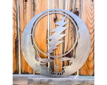 Metal Stealie Metal Steal Your Face Grateful Dead Metal Art Metal Stealie Metal Steal Your Face Grateful Dead Metal Art
