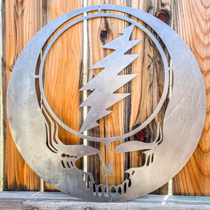 Natural Metal Grateful Dead Stealie